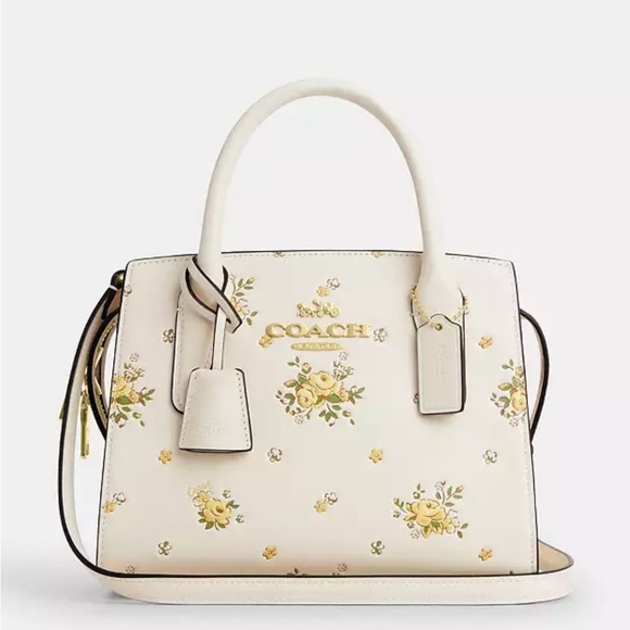Coach Andrea Carryall Bag With Floral Print - Picture 1 of 7